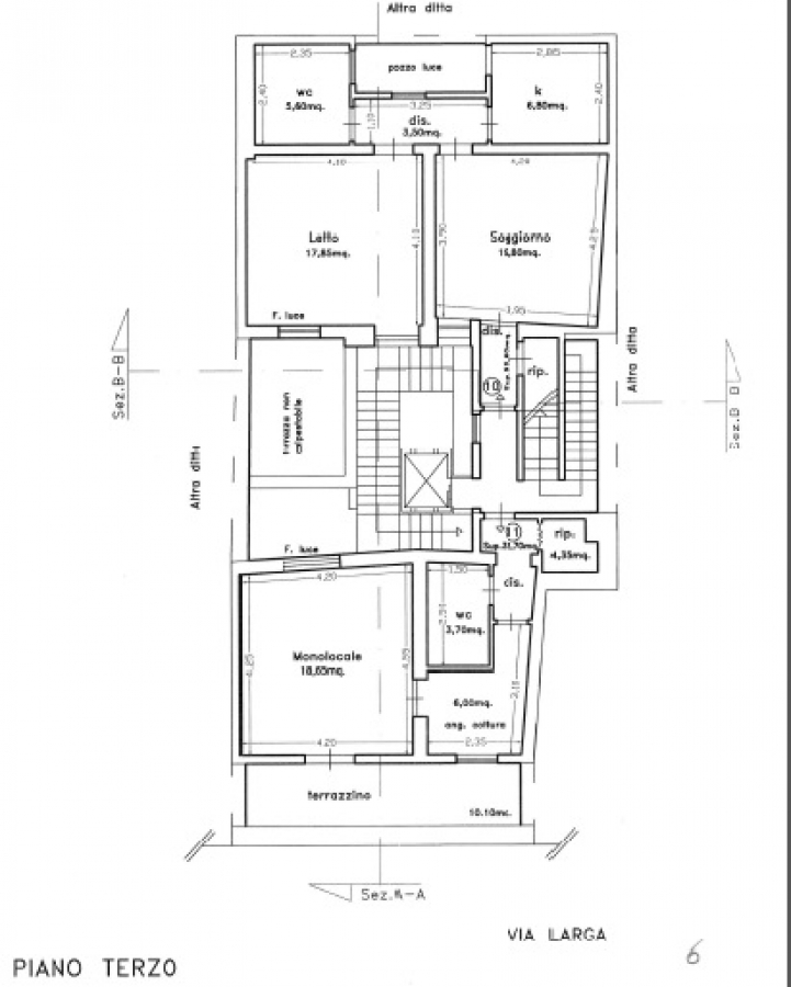 Palazzo / Stabile via larga  - foto 7