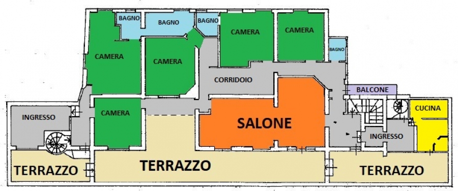 Attico - Mansarda via del Cardello  - foto 12