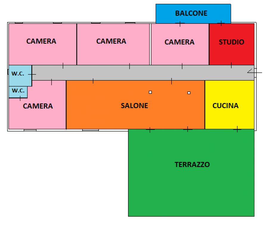 Attico - Mansarda via flaminia 1  - foto 6