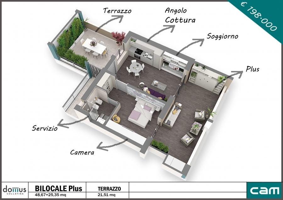 Appartamento via grotta di gregna 177  - foto 5