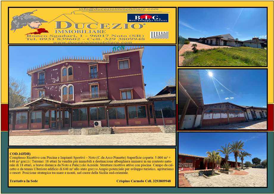 Attività  commerciale Loc. CDA F. ARCO PIANETTE, SN, Noto