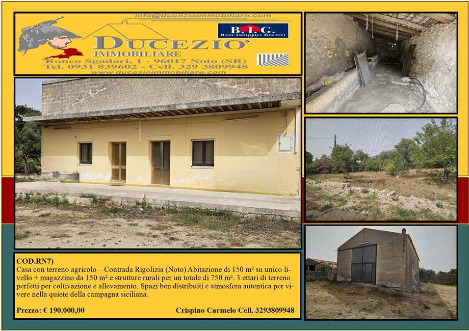 Casa Bi - Trifamiliare Loc. Testa Dell' Acqua, SN, Noto