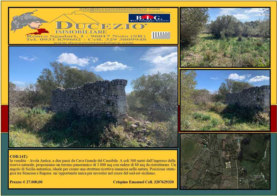 Terreno edificabile Loc. AVOLA ANTICA, SN, Avola