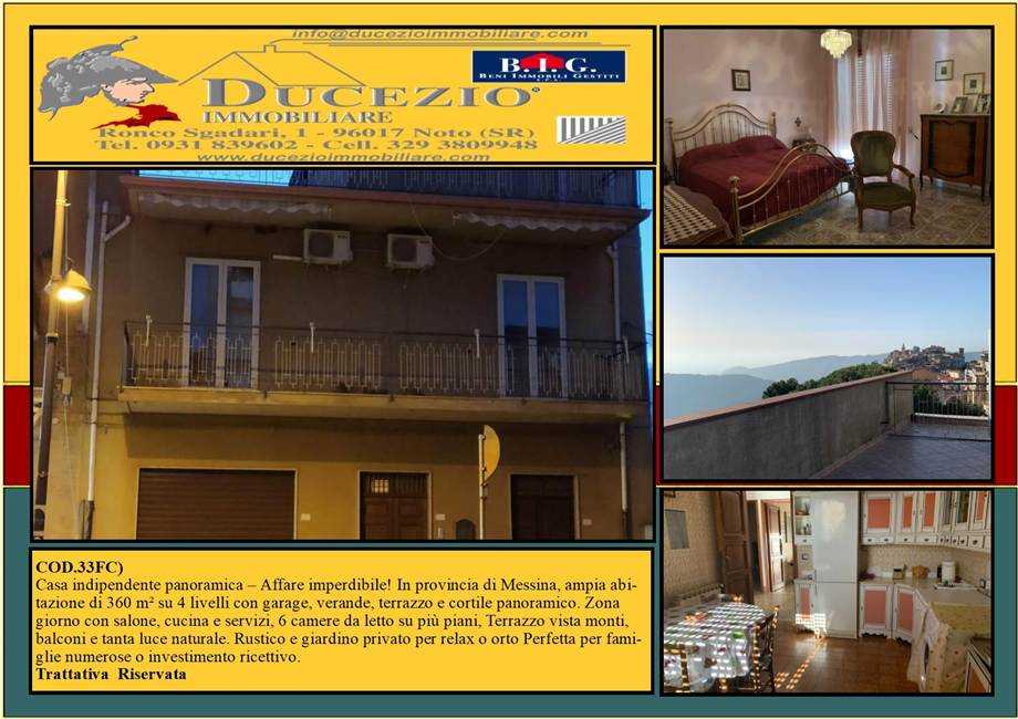 Villa Via Vittorio Emanuele, 94, San Salvatore di Fitalia