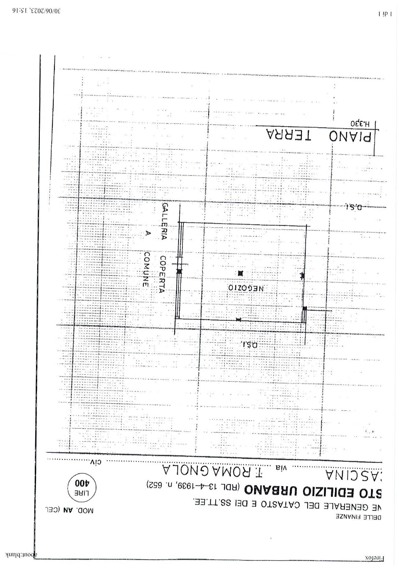 Attività  commerciale via tosco romagnola, Cascina
