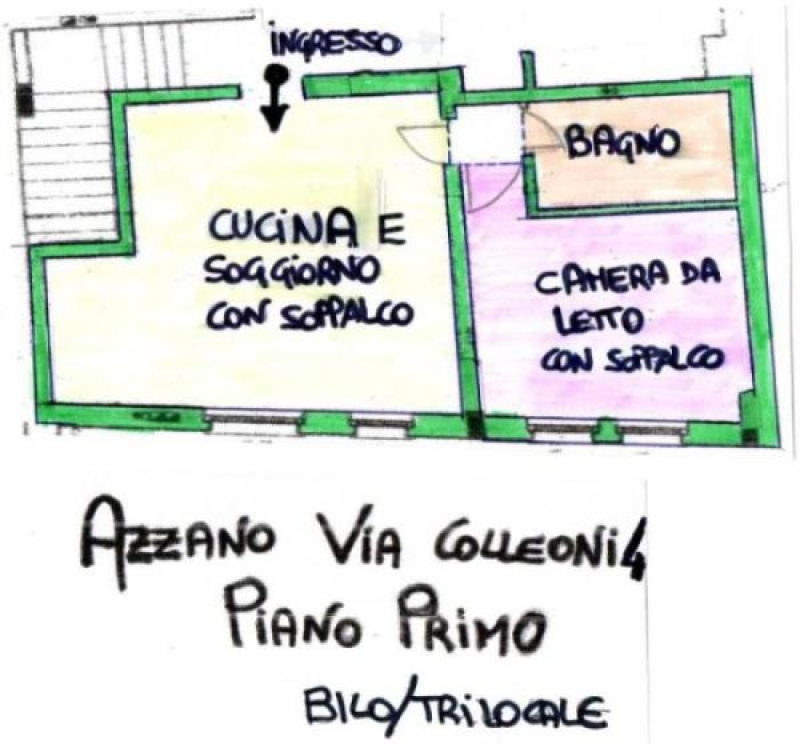 Appartamento via Martinengo Colleoni 4a Azzano San Paolo  - foto 17