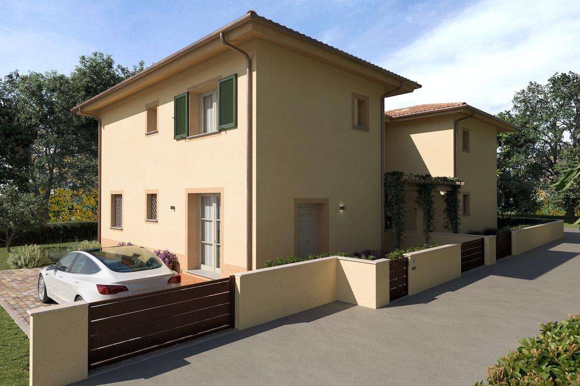 Casa Bi - Trifamiliare Via Usciana, A, Santa Maria a Monte