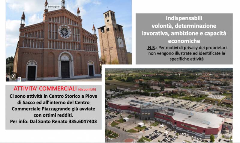 Attività  commerciale, Piove di Sacco