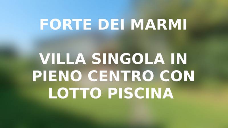 Villa Centro, Forte dei Marmi