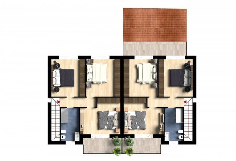Casa Bi - Trifamiliare Vedano al Lambro, Vedano al Lambro