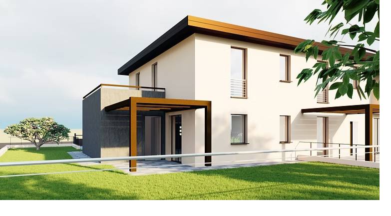 Casa Bi - Trifamiliare, Ronco all'Adige