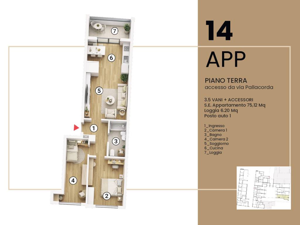 Appartamento, Borgomezzavalle