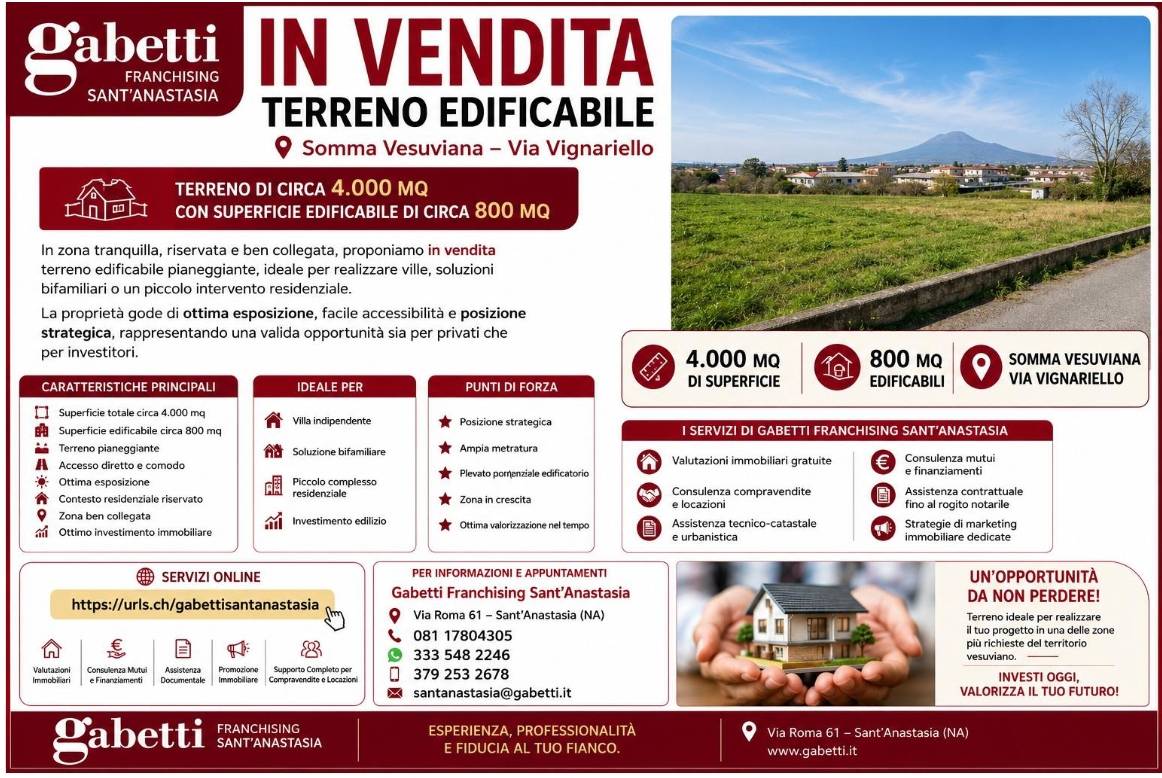 Terreno edificabile, Somma Vesuviana