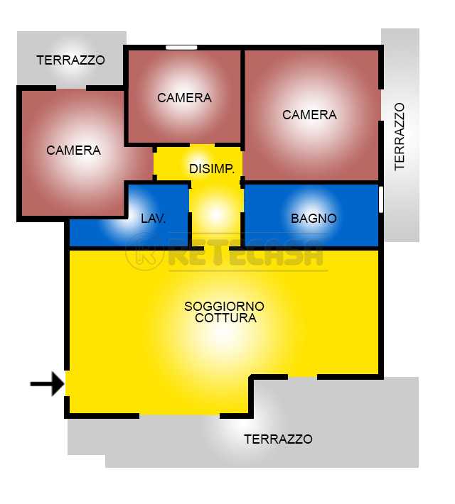 Appartamento Via Papa Giovanni XXIII, Massanzago