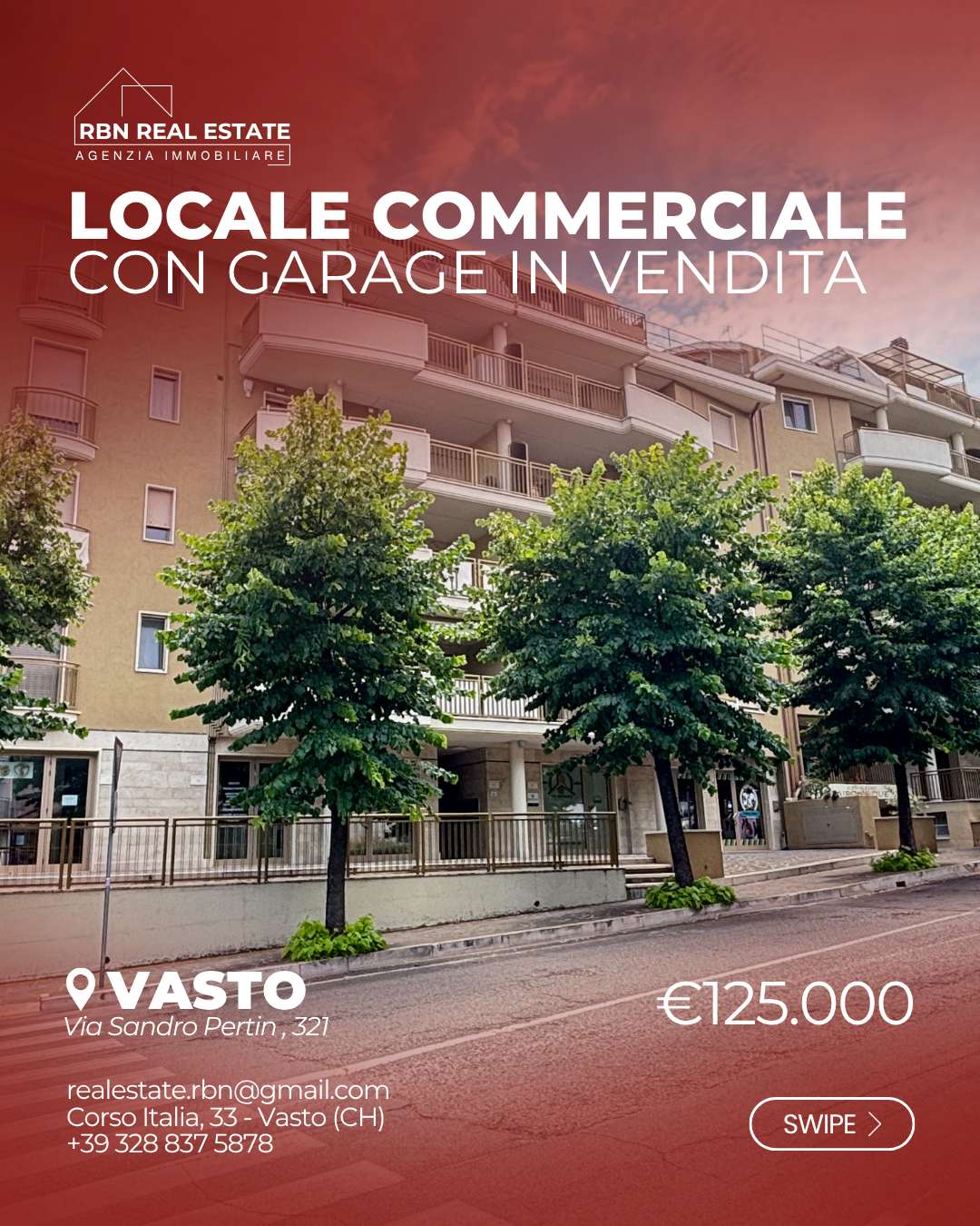 Locale commerciale Viale Sandro Pertini,  32, Vasto