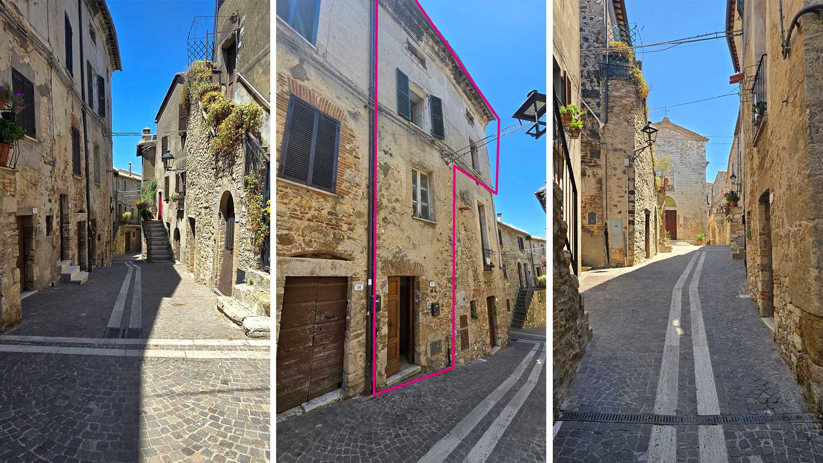 Porzione di casa Via della Chiesa, Montecchio