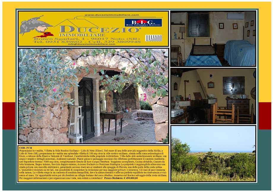 Villa Loc. Contrada Eloro, snc, Noto