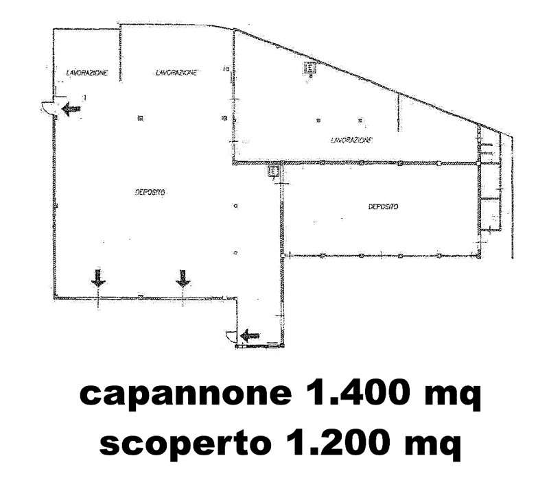 Capannone in Affitto a Cesena Torre del Moro