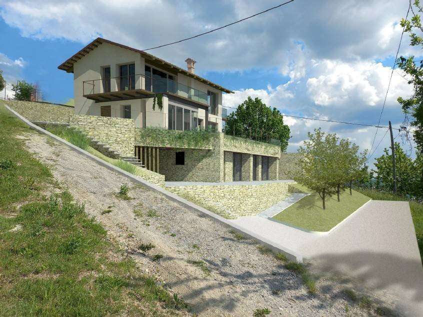 Villa Località Ornati, Monforte d'Alba