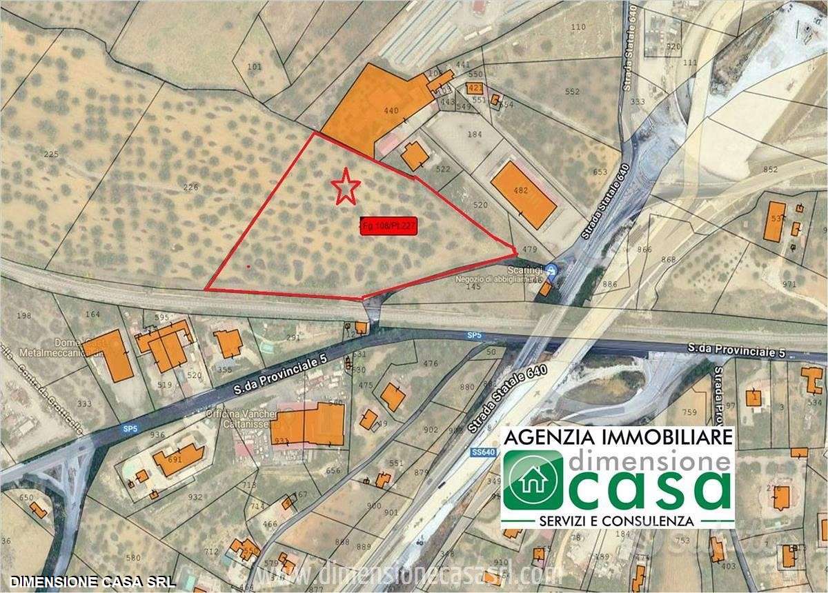 Terreno edificabile Strada provinciale 5 Bivio Minichelli-Favarella, Caltanissetta