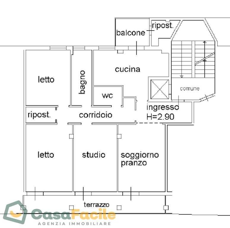 Appartamento Via Cesare Battisti, 76, Cesena