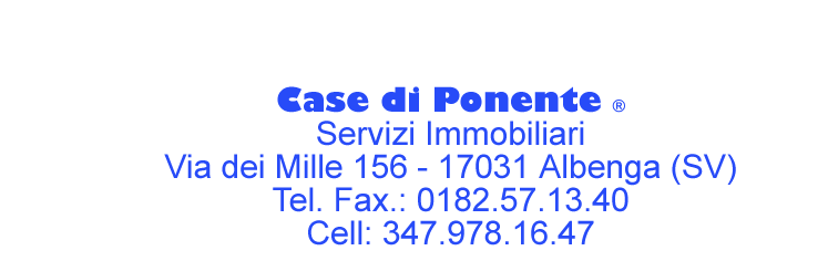 case di ponente