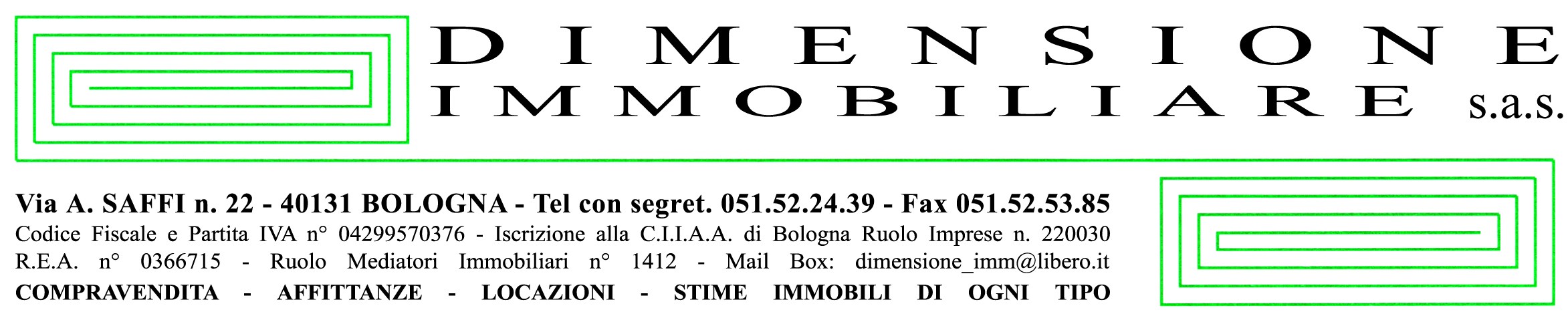 DIMENSIONE IMMOBILIARE
